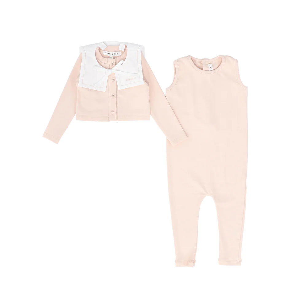 heritage romper toddler set - pink – Lily and Todd