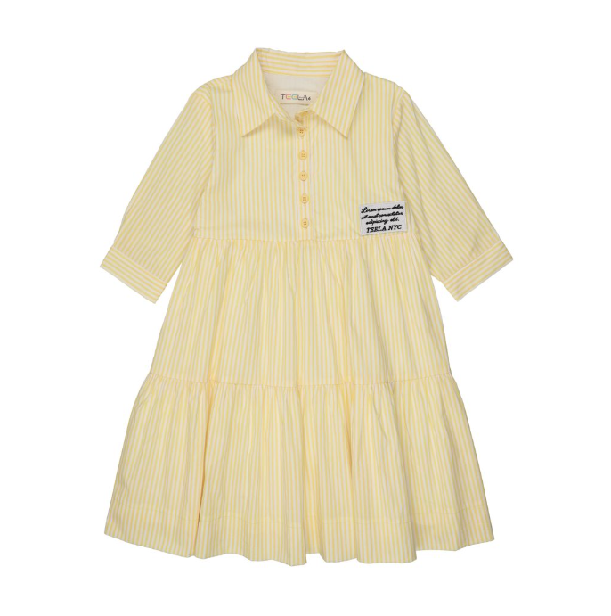 yellow stripe shirt dress dress seersucker striped shirt style