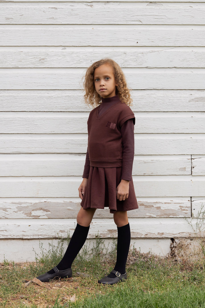 top l/s washed dolman turtleneck with pocket - washed burgundy