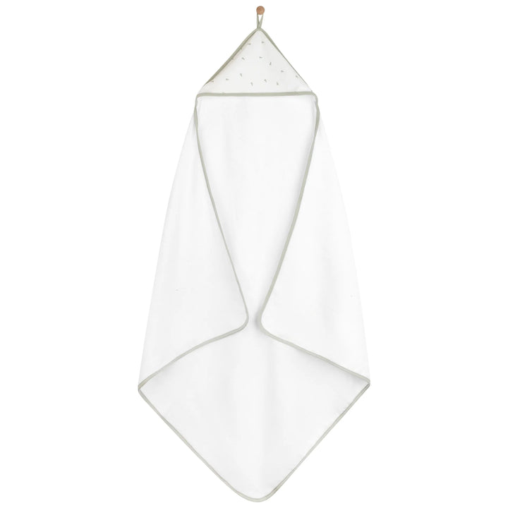 towel hooded+washcloth - pear