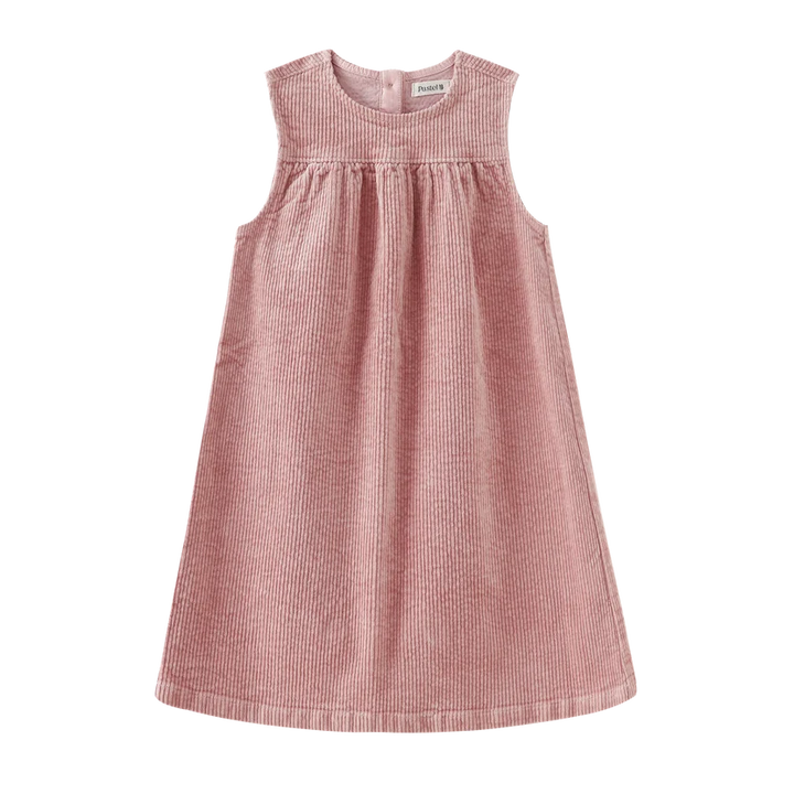 dress corduroy high waisted jumper - pink