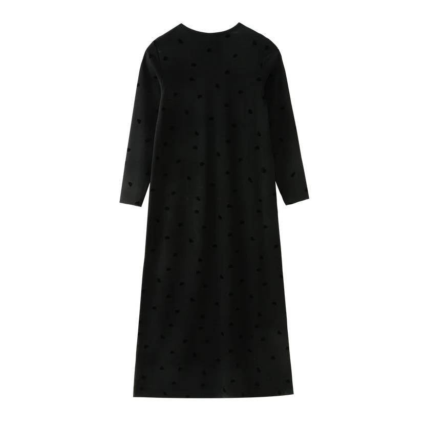 nightgown heart - black