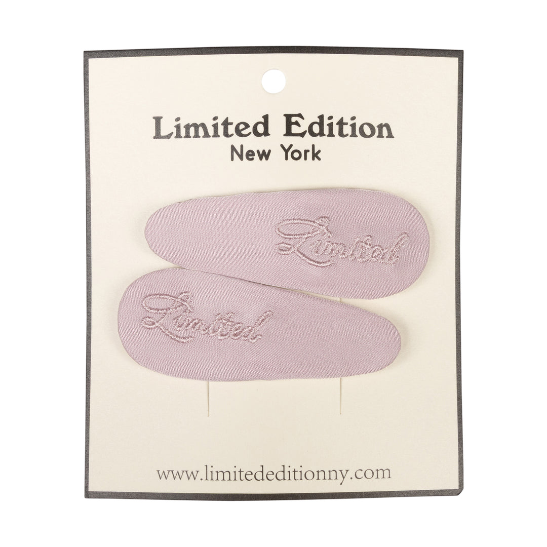 clip monochromatic satin snap 2 pk - powder pink-59