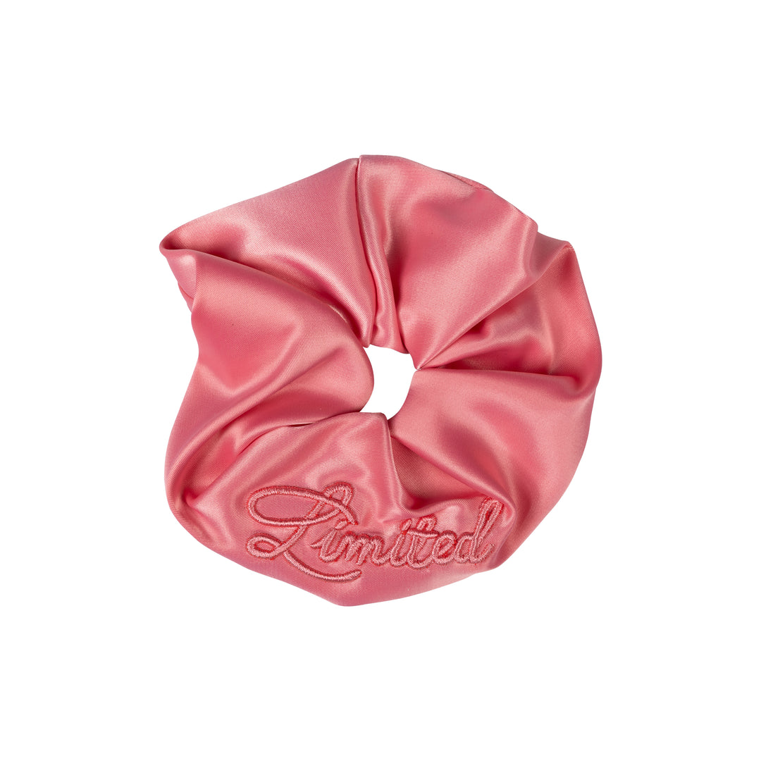 pony scrunchie monochromatic satin - candy pink-58