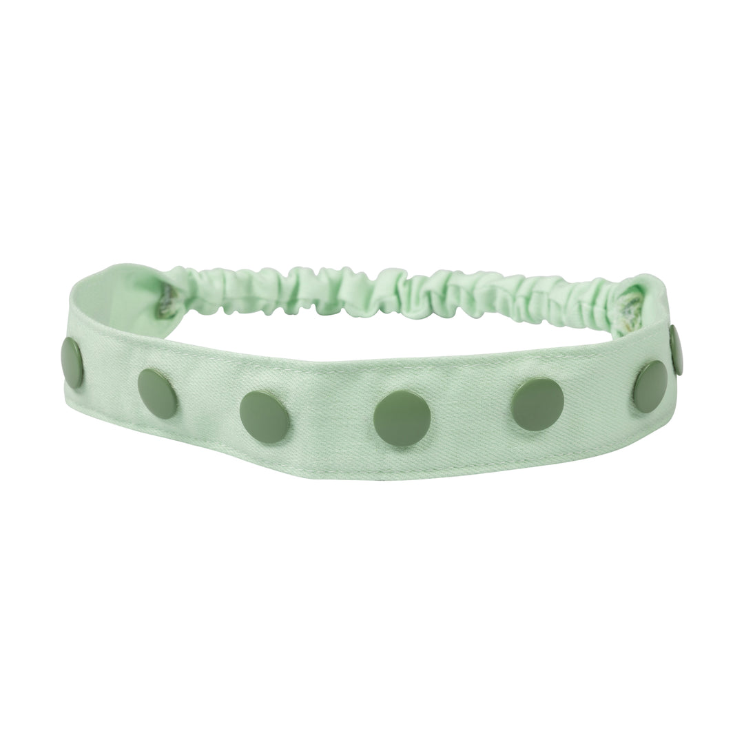 sweatband denim snap - cool mint-26