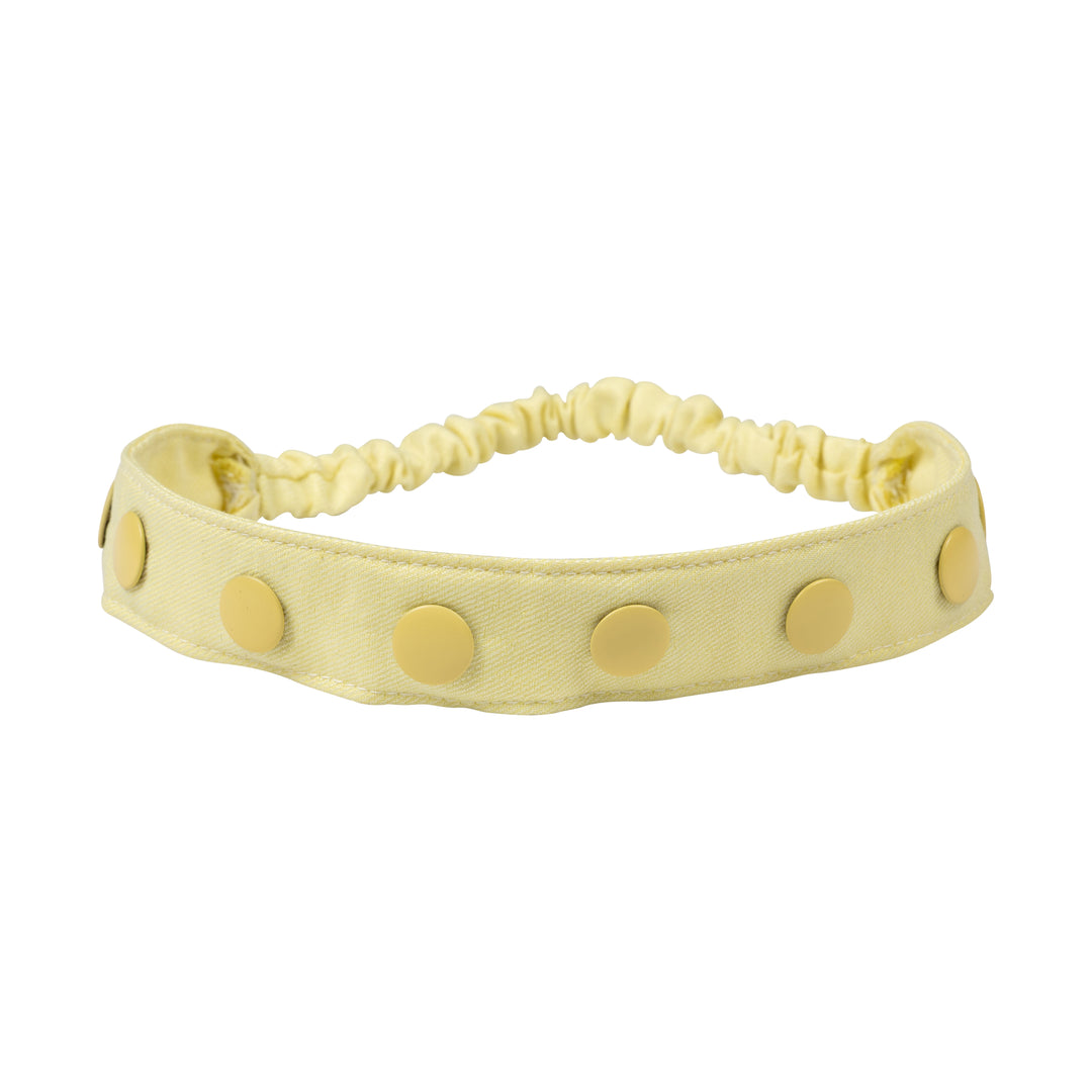 sweatband denim snap - yellow-21
