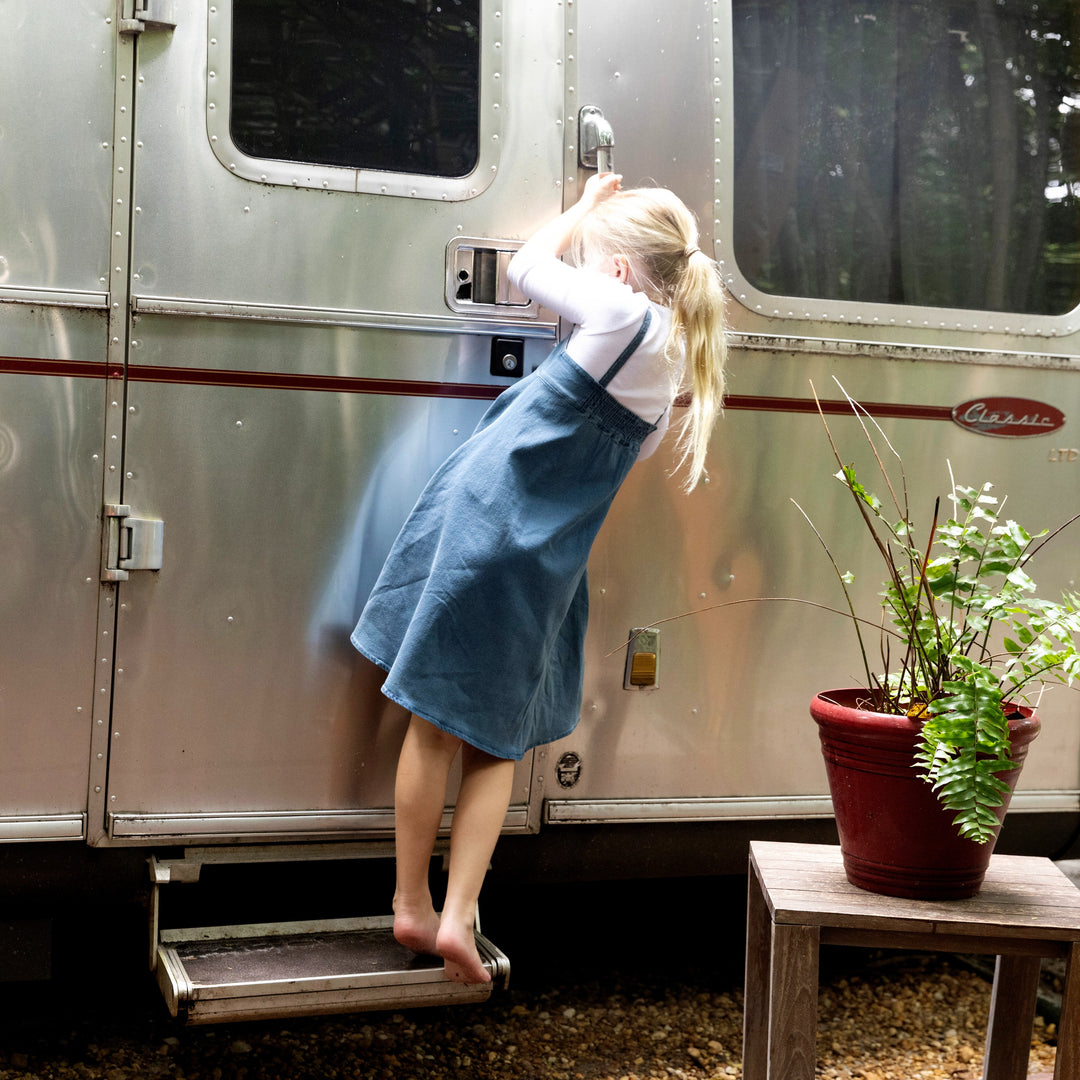 dress play denim jumper - denim