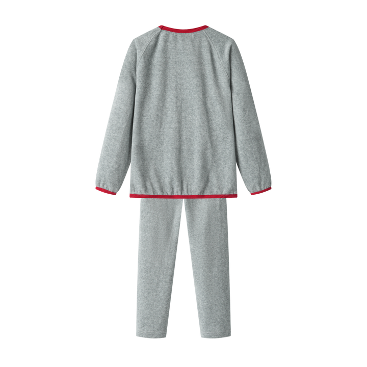 jaime le pastel velour pajama - heather grey