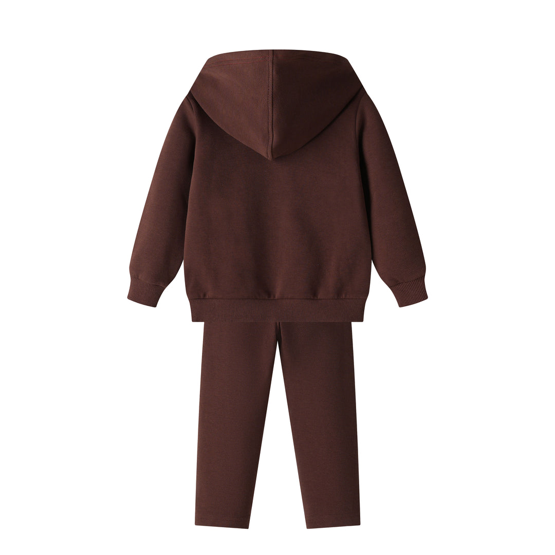 hooded sweat set - mulberry