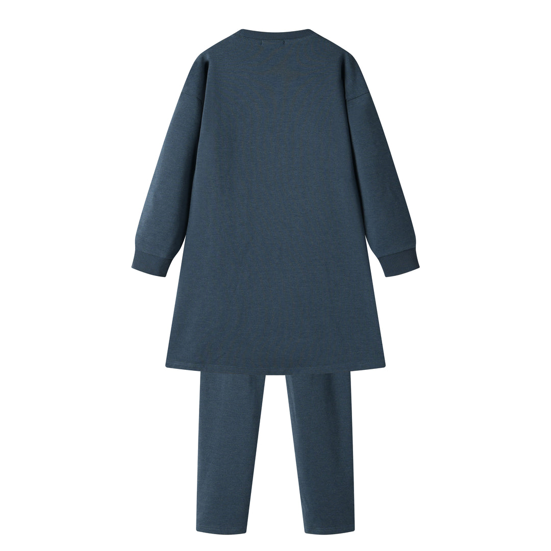 cozy slipper nightshirt - indigo