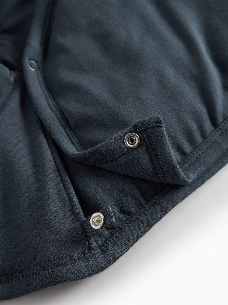 jacket wrap with hood with hat - blue