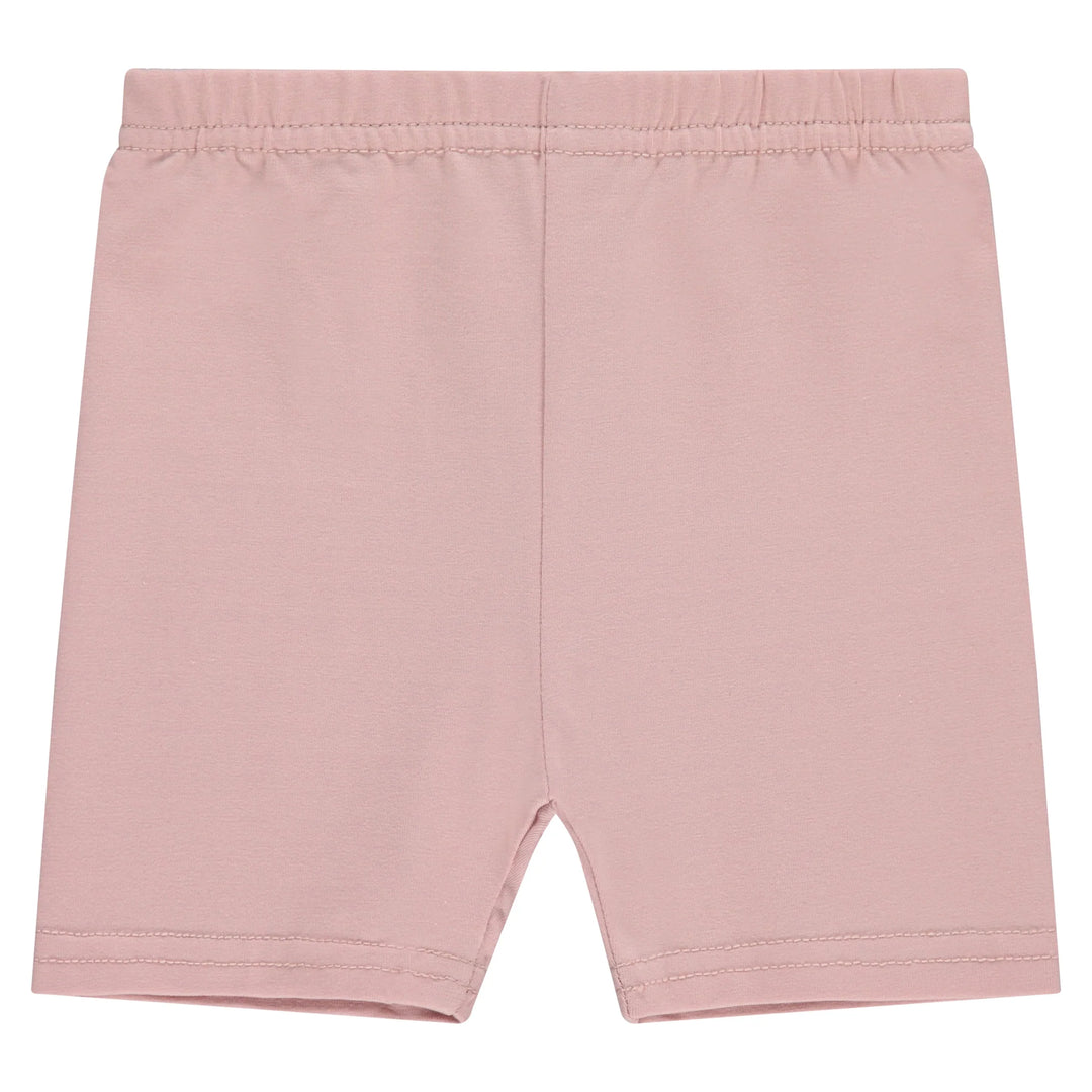 leggings cotton short - rose pink