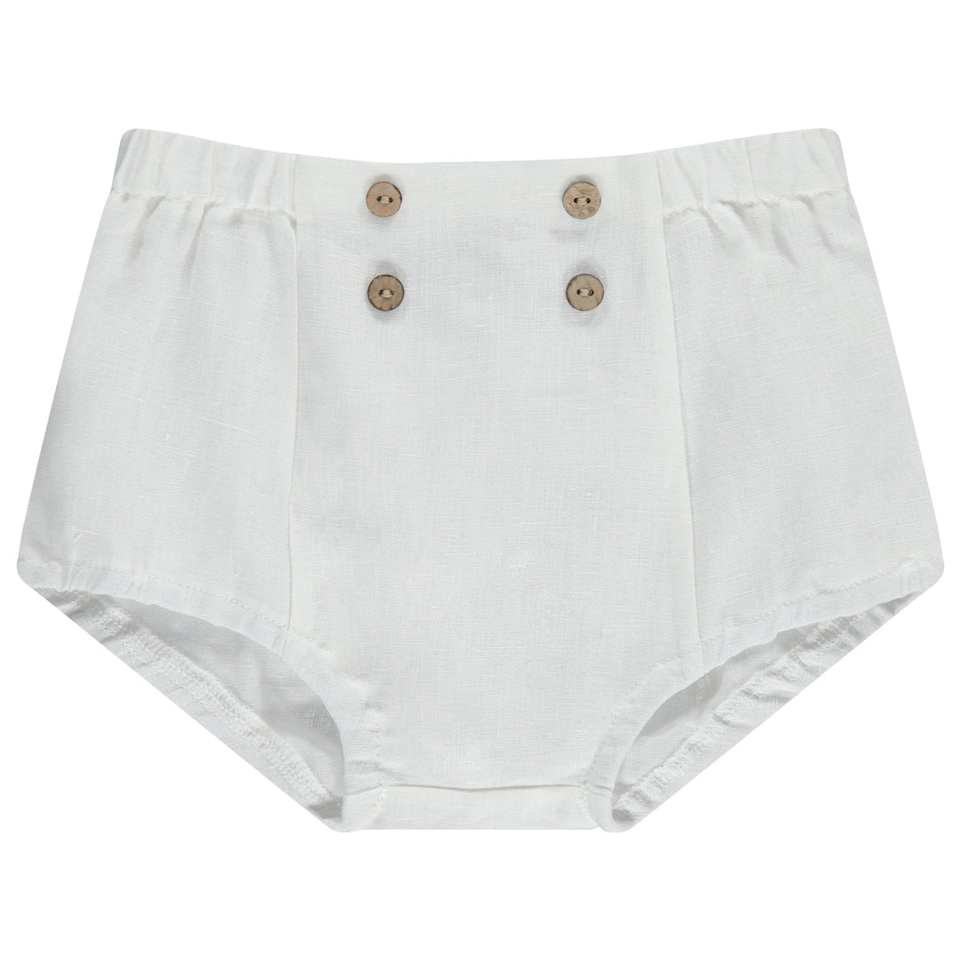 bloomer linen - white
