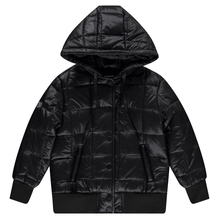 jacket square quilt puffer - black