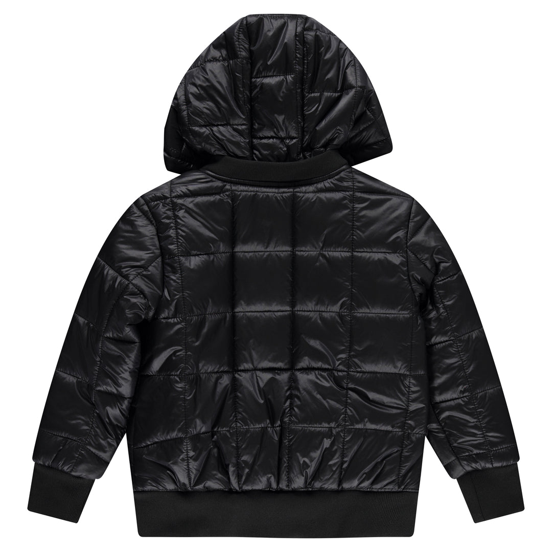 jacket square quilt puffer - black