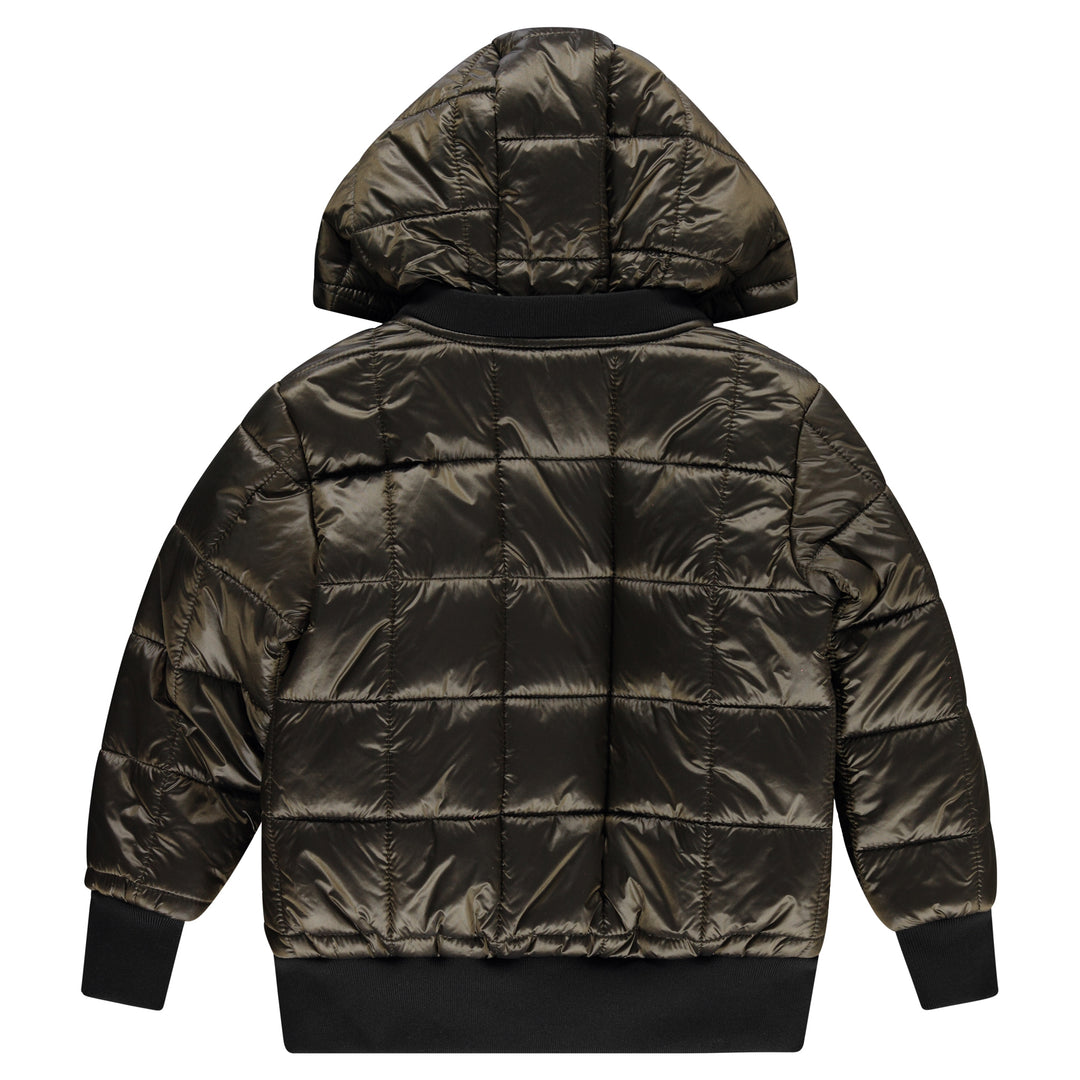 jacket square quilt puffer - olive