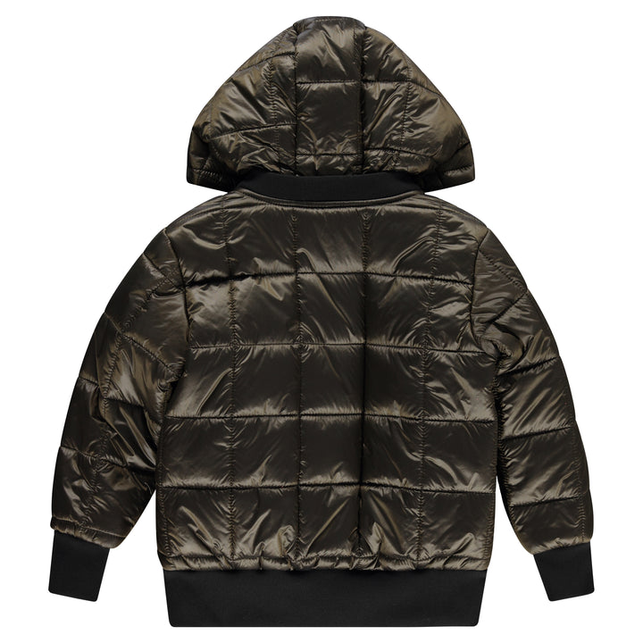 jacket square quilt puffer - olive