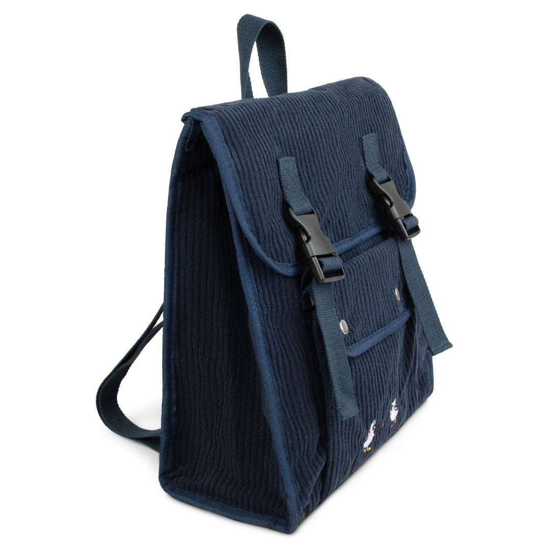 backpack corduroy - navy