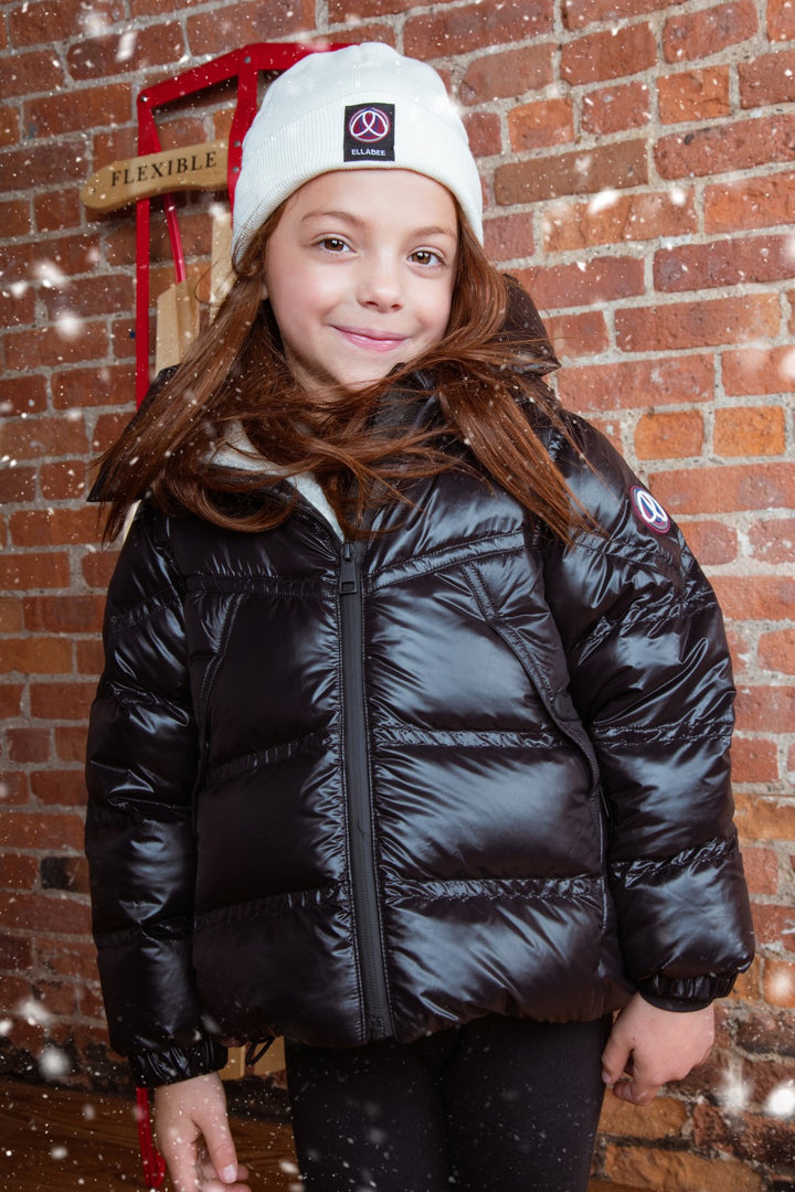 hat cuffed logo - ivory