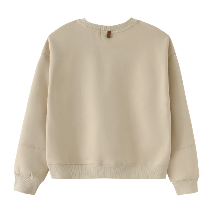 top l/s classic sweatshirt - cream