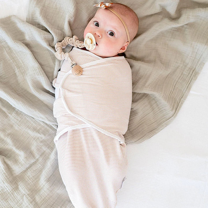 swaddle muslin printed with solid 2 pack - sage pear/sage