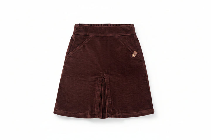 skirt corduroy - brick
