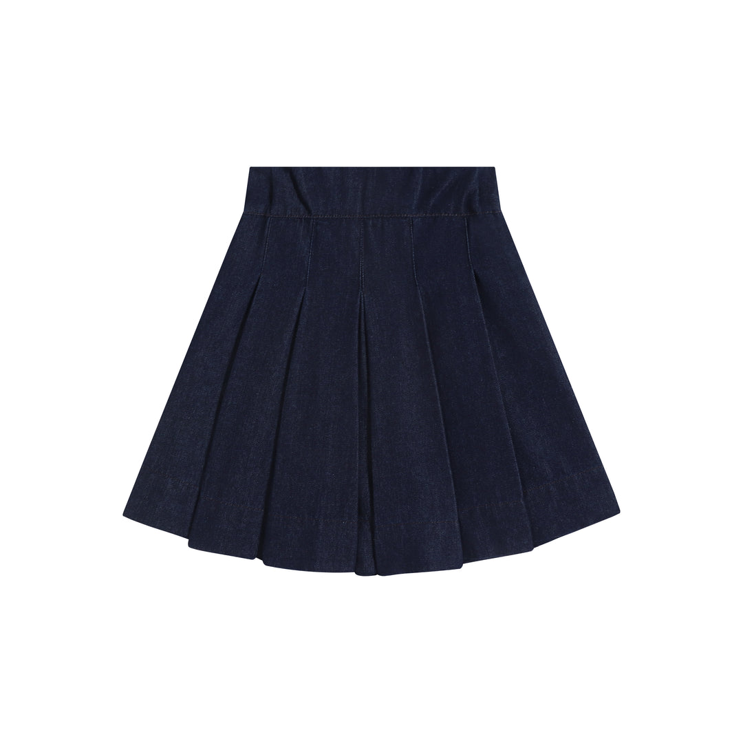 skirt side snaps - denim