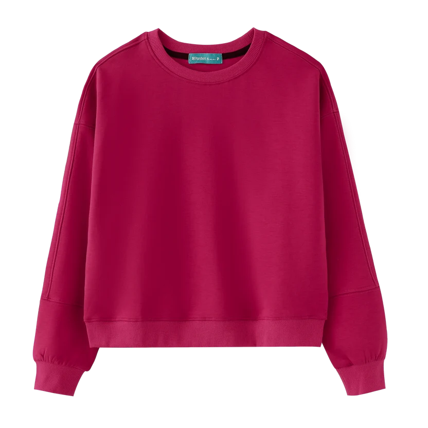 top l/s classic sweatshirt - magenta