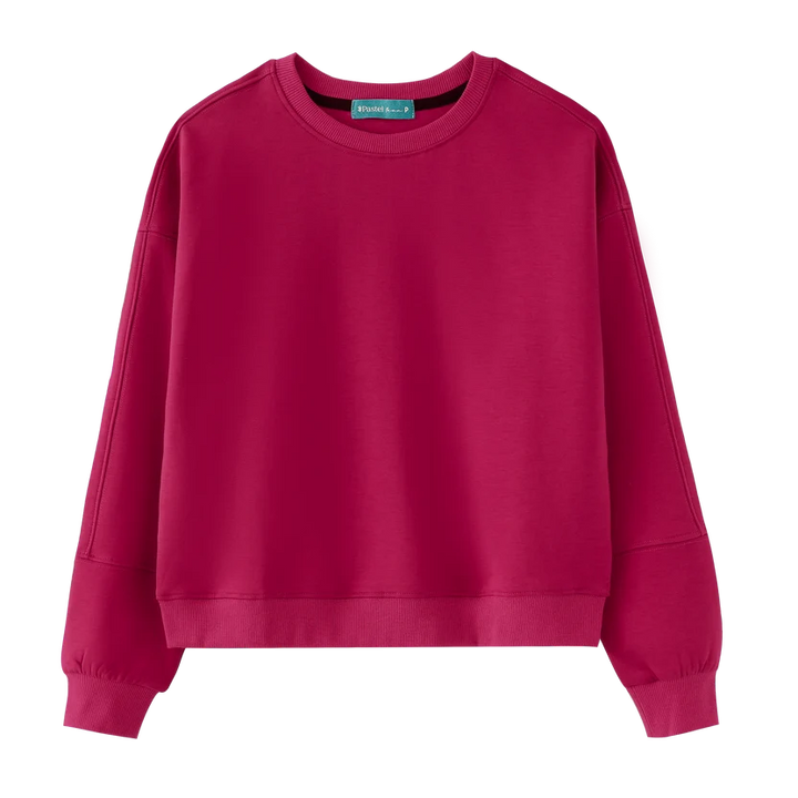 top l/s classic sweatshirt - magenta
