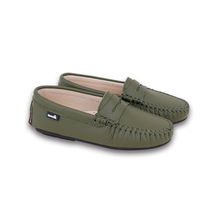 shoes classic penny loafer - olive