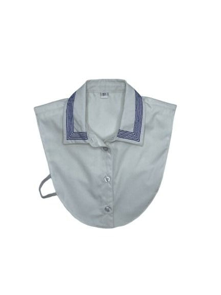 dickey striped collar - navy