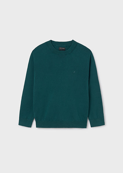 top l/s knit crew neck - evergreen-068