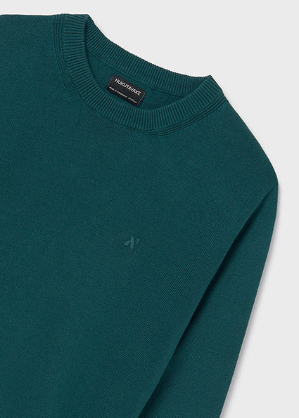 top l/s knit crew neck - evergreen-068