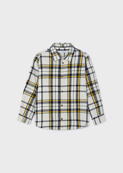 shirt l/s plaid - pollen-089