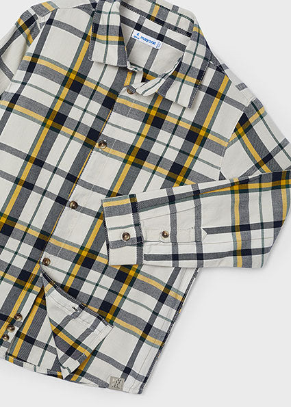 shirt l/s plaid - pollen-089