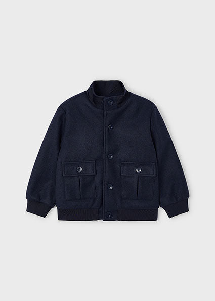 jacket bomber wool - navy-093