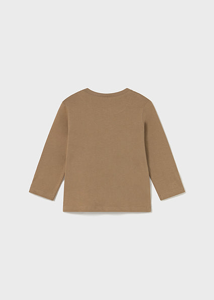 tee l/s farm 3d - caramel-031