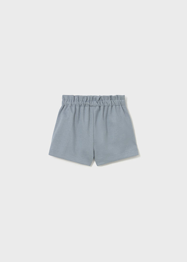 shorts wool rouged waist - blue bell-015