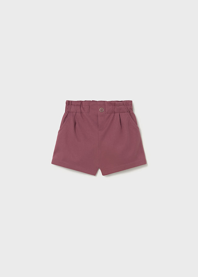 shorts wool rouged waist - rose-017