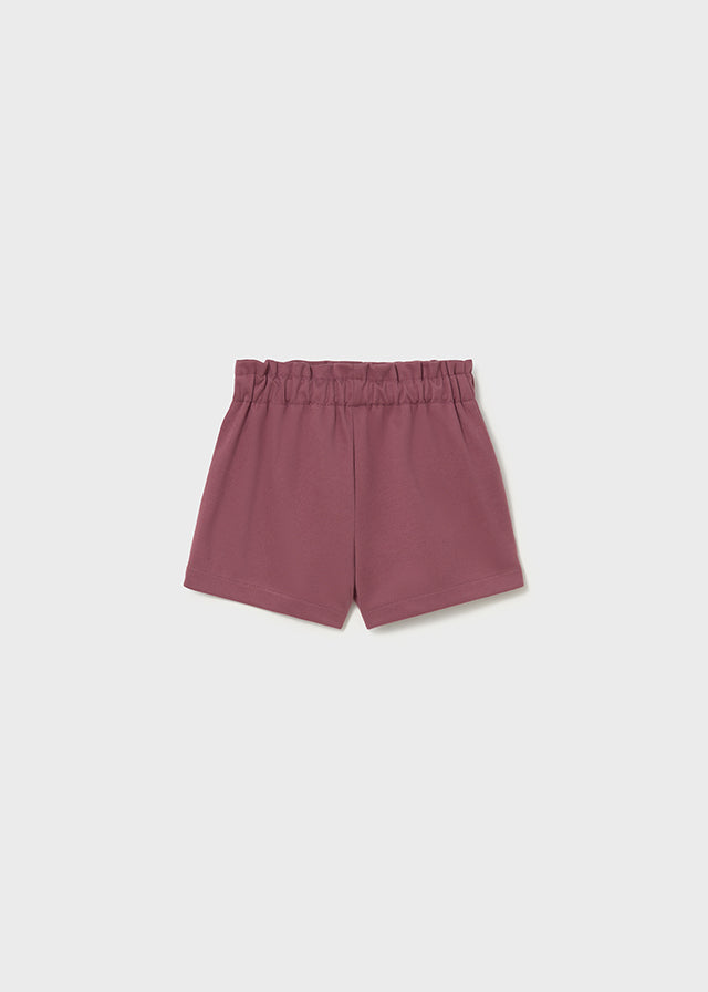 shorts wool rouged waist - rose-017