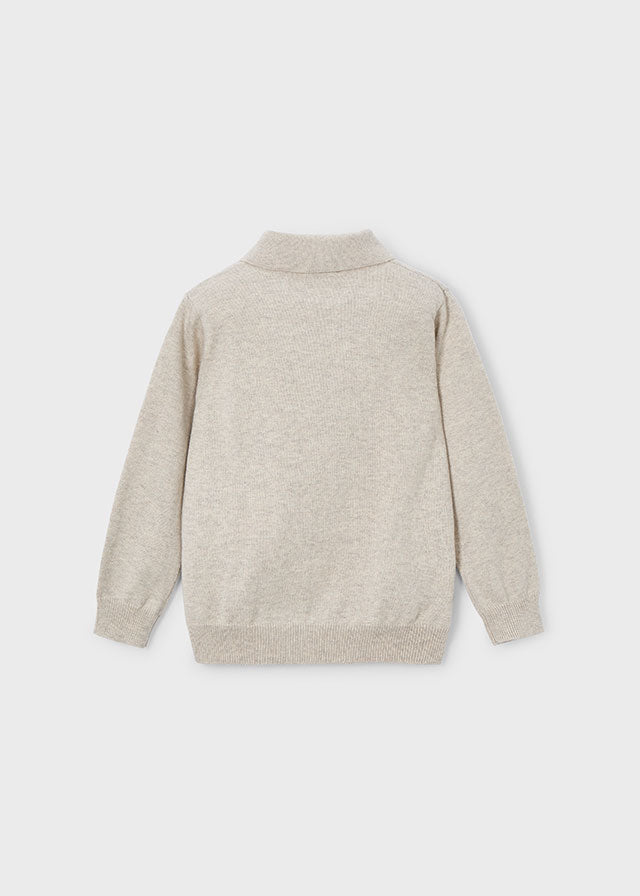 polo l/s knitted sweater - chai-026