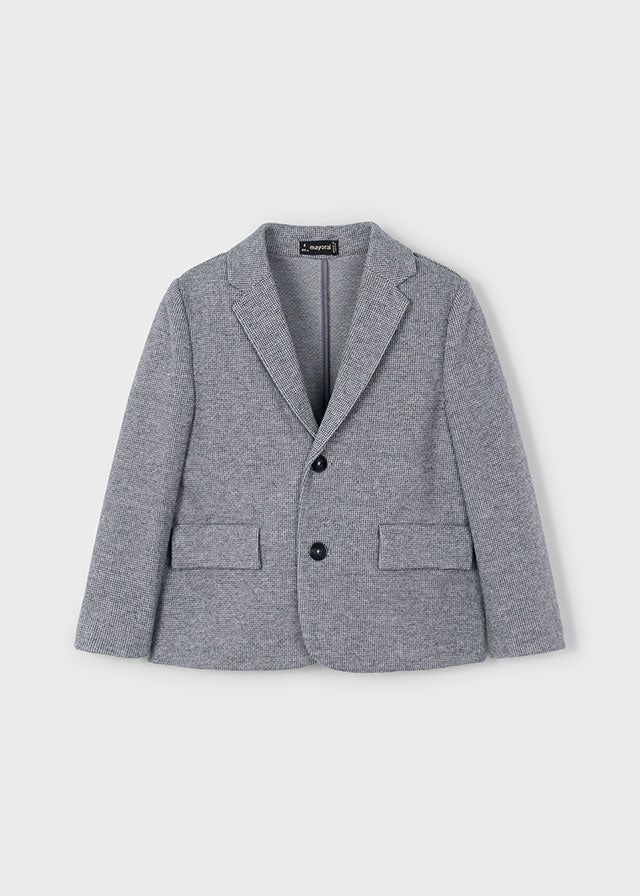 blazer wool birds eye - fog-053