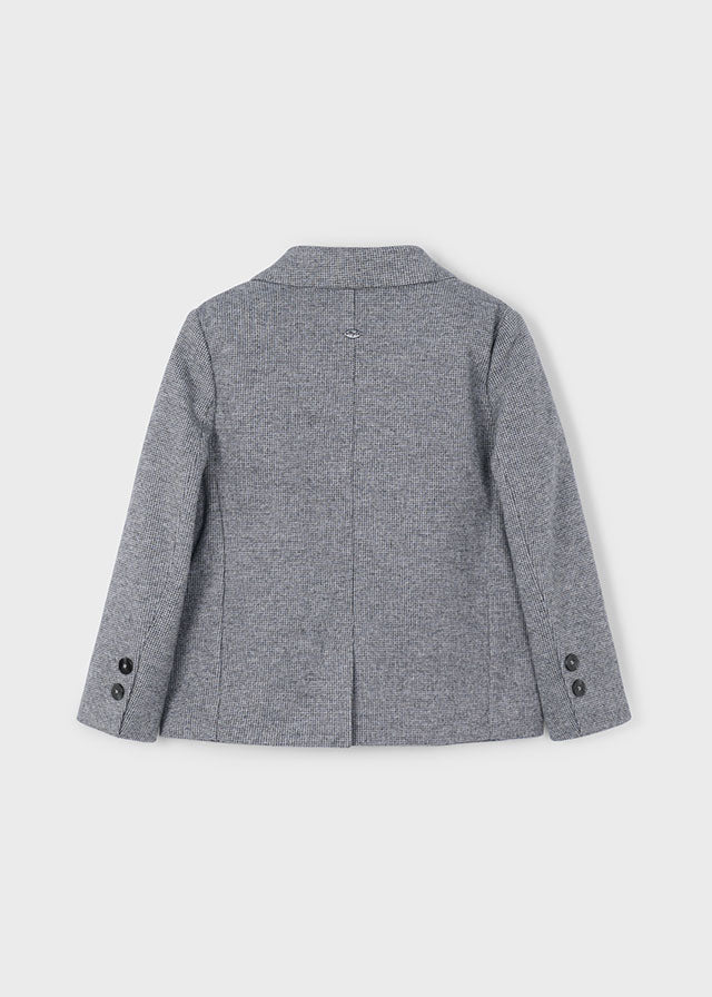 blazer wool birds eye - fog-053