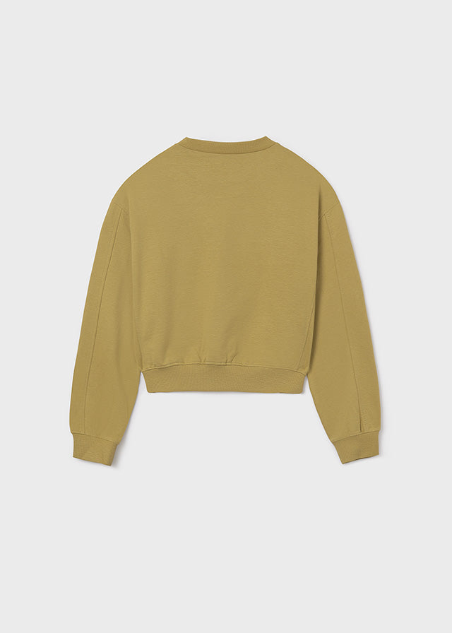 top l/s cropped swirl sweatshirt - oil-014