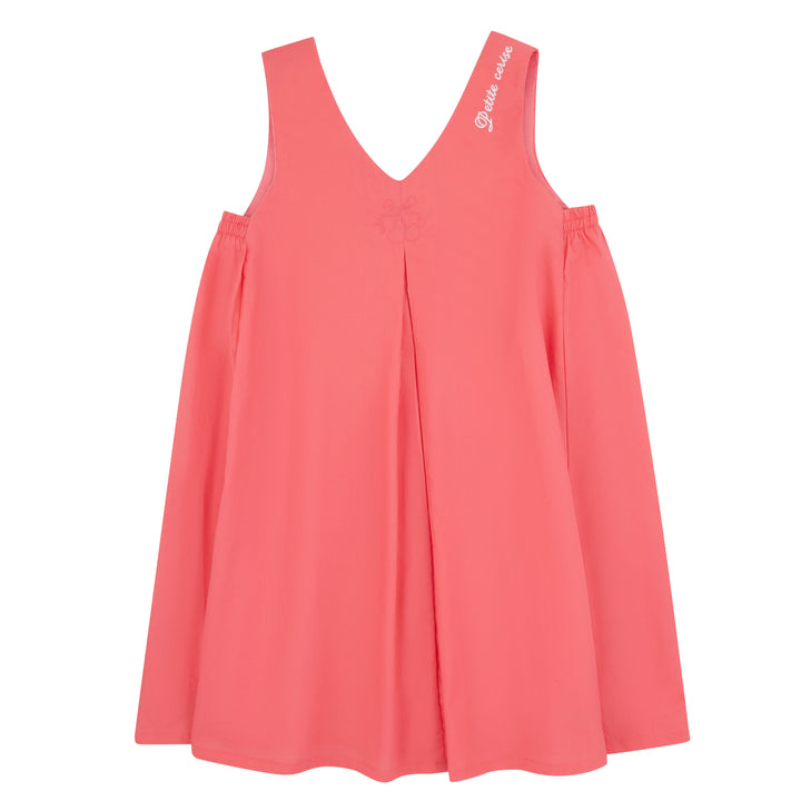 dress petit cerise panel jumper - coral
