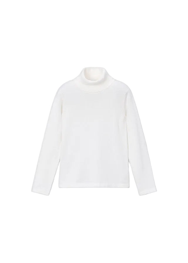 top l/s fine knit turtleneck - natural-54