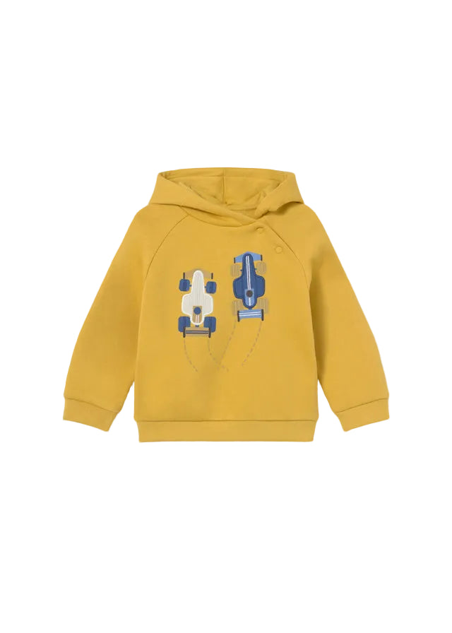 top l/s graphic racecar hooded sweatshirt - custards-010