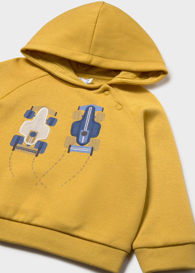 top l/s graphic racecar hooded sweatshirt - custards-010