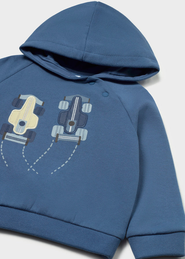 top l/s graphic racecar hooded sweatshirt - indigo-013