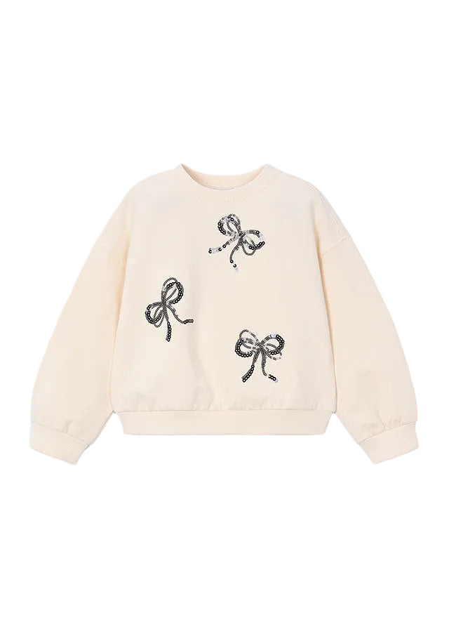top l/s graphic printed sweatshirt - soy-076